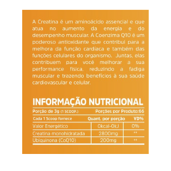 Creatina + Coenzima Q10 Sunfood - 200g em pó - loja online