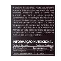 Creatina Hidrolisada Micronizada em Pó - HarmoVital Suplementos