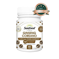 Ginseng Coreano 1200mg. Sunfood - 60 cáps - loja online