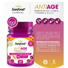 Suplemento Antiage + COQ10 + Vitaminas Sunfood - comprar online