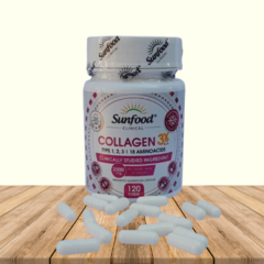 Colágeno Collagen 3X Tipos 1 - 2 - 3 - Sunfood na internet