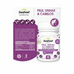 Suplemento Pele Unhas e Cabelos 1300mg Sunfood - comprar online