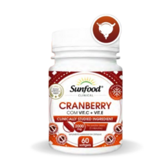 Suplemento Cranberry + Vit. C + Vit. E Sunfood - HarmoVital Suplementos