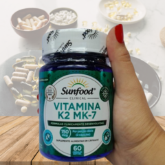 Vitamina K2 MK-7 150mcg. Sunfood Kit com 3