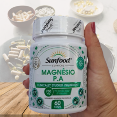 Magnésio P.A 700mg. Sunfood - 60 cápsulas