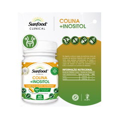 Colina + Iusitol 1000mg. Sunfood - 60 cápsulas - comprar online