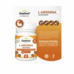 L-Arginina 1100mg. Sunfood - 60 cápsulas - comprar online