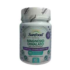 Magnésio Dimalato 800mg. Sunfood - 60 cápsulas - comprar online