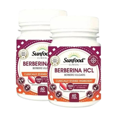 Berberina HCL + Óleo TCM Sunfood Kit com 2