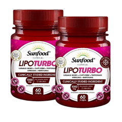 Suplemento Lipoturbo 1000mg Sunfood Kit com 2