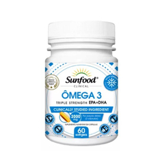 Ômega 3 Triple EPA + DHA Sunfood - 60 cápsulas