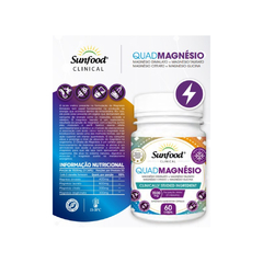 Suplemento QuadMagnésio 1500mg. Sunfood 60 cápsulas - comprar online