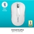 Mouse Sem Fio 1000dpi Ra008 Branco - RAPOO na internet