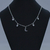 Corrente choker com pingentes - Prata 925 (21219) - comprar online