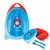 Kit Refeição Infantil Microondas c/ Talher Foguete Azul Buba