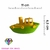 Brinquedo de Banho Infantil Kit 4 Barcos Flutuantes Gulliver