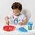 Kit Refeição Infantil Microondas c/ Talher Foguete Azul Buba - Diamond Kids Brasil - Loja de Produtos para Bebês Crianças e Mães