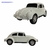 Miniatura Fusca Antigo Brinquedos Diverplas Com Rodas Livres