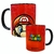 Caneca Super Mario Face Xícara 350ml Coleção Com Alças ZC