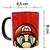 Caneca Super Mario Face Xícara 350ml Coleção Com Alças ZC