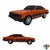 Imagem do Miniatura Opala Coupe SS Antigo Diverplas Rodas Livres Retrô