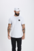 T-SHIRT SLIM PLACA METAL BUH OFF WHITE