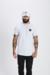 T-SHIRT SLIM PLACA METAL BUH OFF WHITE - comprar online