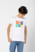 T-SHIRT SLIM KIDS COLOR BRANCA