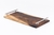 Charola/Bandeja de Madera de Parota Mediana c/asas de Aluminio. Tabla para presentar quesos, carnes frías, charcutería, botanas, canapés. 40 x 20 cm