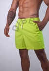 Short Linho Masculino Verde Neon