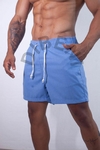 Short Linho Masculino Azul