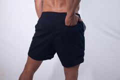 Short Linho Masculino Preto - comprar online