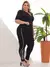 Calça Legging Feminina Plus Size