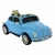 Carro Elétrico Infantil Fusca Beetle Azul Controle Remoto