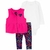 Trio Colete Sherpa Body Calça Carters Menina - Koltrim Kids