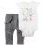 Dupla Conjunto Body Manga Longa Calça Leging Carters Menina