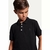 Polo Visco Piquet Reserva Mini Preto