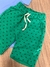 Conjunto camiseta azul bermuda verde oliver - Koltrim Kids