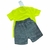 Imagem do Conjunto Camiseta Verde Lima e Shorts Moletom Cinza Oliver