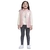 Conjunto Infantil Colete Puffer Camiseta Menina Calvin Klein - loja online