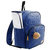 Mochila Baby Nut Mosaico Bege e Azul Marinho - Koltrim Kids