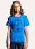 Camiseta Reserva Mini Multissauro Azul royal Estampa laranja - Koltrim Kids