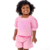 Conjunto Menina Blusa tricoline e short lilas luluzinha - Koltrim Kids