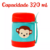 Pote Térmico Buba Infantil Bebê Fun Animal Com Talher Macaco - comprar online