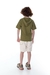 conjunto camiseta algodão touca shorts Oliver verde - Koltrim Kids