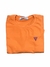 camiseta t shirt laranja manga longa estampa costas oliver - comprar online