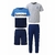 Kit Conjunto esportivos para meninos 4 peças Azul Reebok - loja online