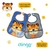 Kit com 2 babadores impermeável bolso Coleção Tigre Clingo na internet