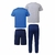 Kit Conjunto esportivos para meninos 4 peças Azul Reebok - comprar online