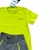 Conjunto Camiseta Verde Lima e Shorts Moletom Cinza Oliver - Koltrim Kids